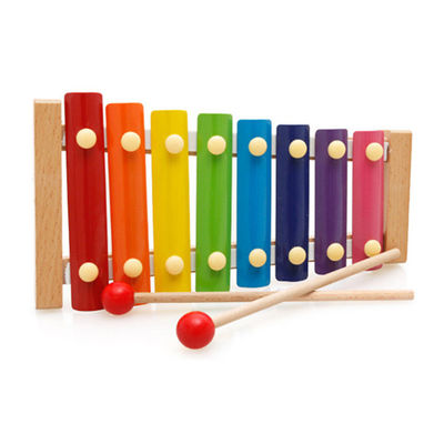 Baby-Unisexkinderhölzernes Xylophon Toy Music Instrument Non Toxic