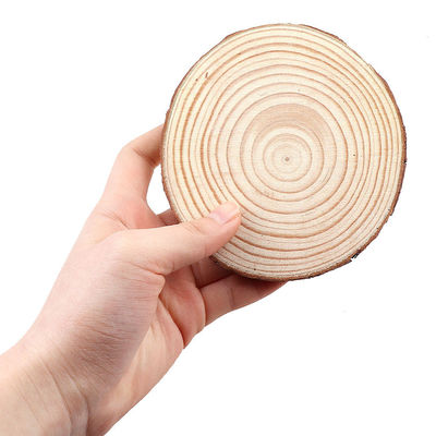 16CM unfertige Naturholz-Scheiben-hölzernes Disketten-Handwerk