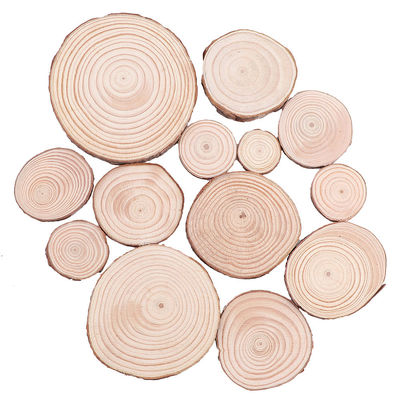 16CM unfertige Naturholz-Scheiben-hölzernes Disketten-Handwerk