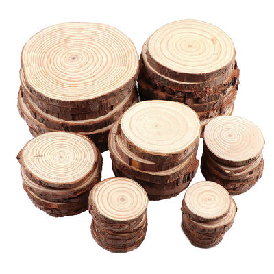 16CM unfertige Naturholz-Scheiben-hölzernes Disketten-Handwerk