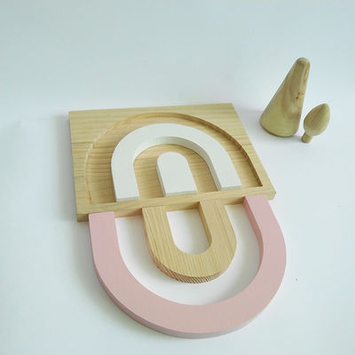 25.5CM Puzzlespiel Spiel-3D blockiert für Kleinkind-Baby-Holzklotz-Satz