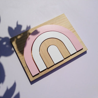 25.5CM Puzzlespiel Spiel-3D blockiert für Kleinkind-Baby-Holzklotz-Satz