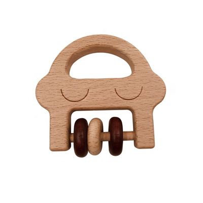 Medizinisches 5.5cm Silikon-Holz Teether hölzerne Doktoren Set
