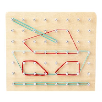SPIELWAREN Montessori-Lehrmittel des Bindungs-Nagel-16.5cm hölzerne Lernen
