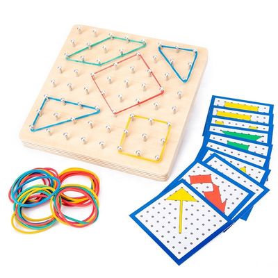 SPIELWAREN Montessori-Lehrmittel des Bindungs-Nagel-16.5cm hölzerne Lernen