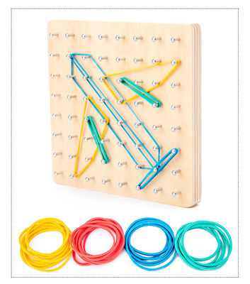 SPIELWAREN Montessori-Lehrmittel des Bindungs-Nagel-16.5cm hölzerne Lernen