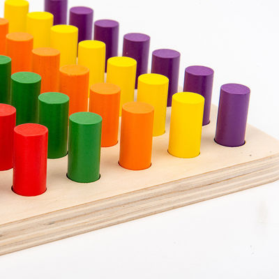 Pädagogisches hölzernes Montessori Baby ISO9001 spielt hölzernes Gedächtnis Matchstick-Schach