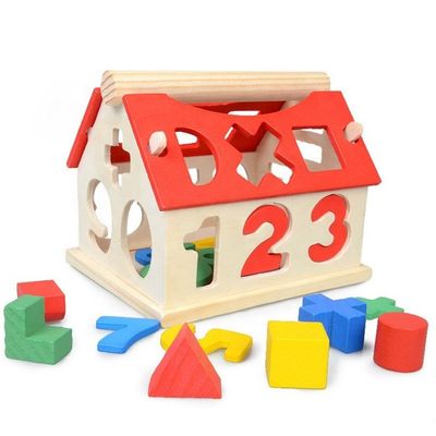 Holzklotz-Stapeln Mathe-12.5cm sortieren das geometrisches pädagogisch