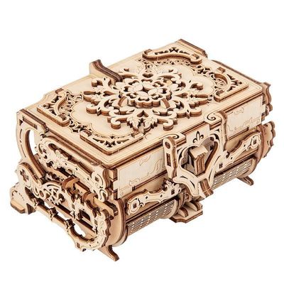 Mechanische hölzerne Puzzlespiel-hölzerne mechanische Puzzlespiele 3d der Persönlichkeits-3.94in