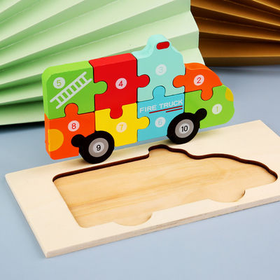 HOLZKLOTZ-Puzzlespiel-Würfel 0.9cm Montessori Rechtschreibungspädagogisch