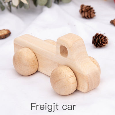 Buchen-Unisex-ISO9001 hölzernes Auto Toy Police Montessori