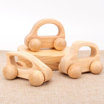 Buchen-Unisex-ISO9001 hölzernes Auto Toy Police Montessori