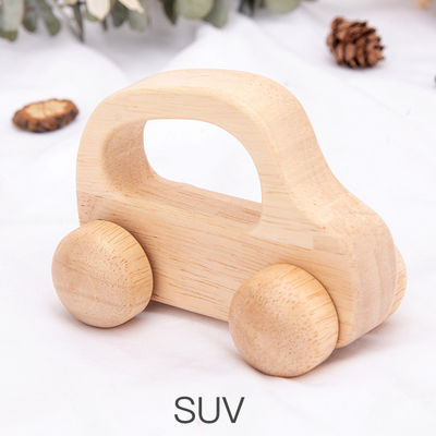 Buchen-Unisex-ISO9001 hölzernes Auto Toy Police Montessori