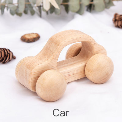 Buchen-Unisex-ISO9001 hölzernes Auto Toy Police Montessori