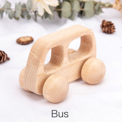 Buchen-Unisex-ISO9001 hölzernes Auto Toy Police Montessori