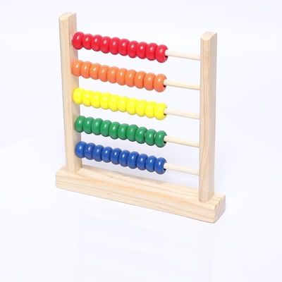 geometrische 15cm Holzperle 3D, die Abakus-Kind Toy Numbers Counting zählt