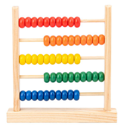 geometrische 15cm Holzperle 3D, die Abakus-Kind Toy Numbers Counting zählt