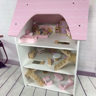 Verziert Miniaturmöbel hölzernes  House Furniture des Puppenhaus-ISO9001