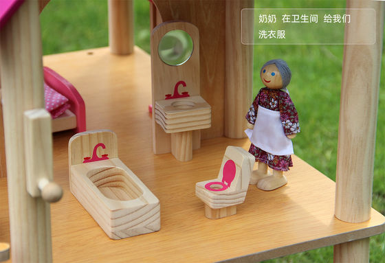 Schloss-hölzerne Puppenhaus-Spielwaren  Dream House der Kindiso9001