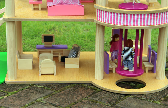 Schloss-hölzerne Puppenhaus-Spielwaren  Dream House der Kindiso9001