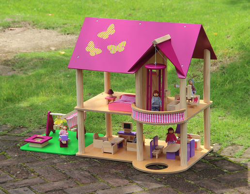 Schloss-hölzerne Puppenhaus-Spielwaren  Dream House der Kindiso9001