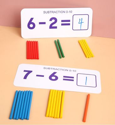 Ungiftiges 15cm Montessori, der Brett-hölzernes Vermehrungs-Brett zählt