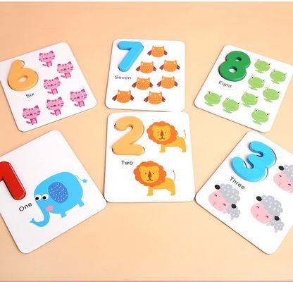 Ungiftiges 15cm Montessori, der Brett-hölzernes Vermehrungs-Brett zählt