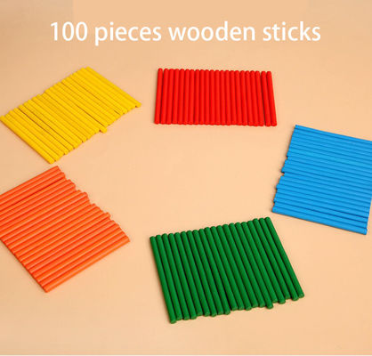 Ungiftiges 15cm Montessori, der Brett-hölzernes Vermehrungs-Brett zählt
