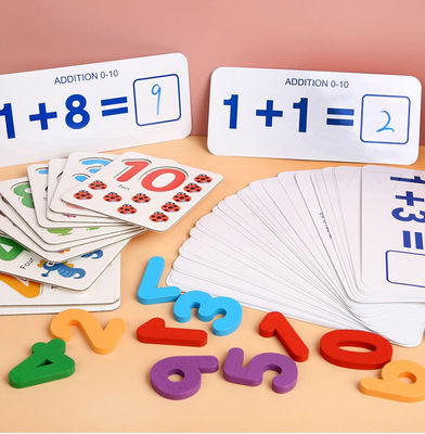 Ungiftiges 15cm Montessori, der Brett-hölzernes Vermehrungs-Brett zählt
