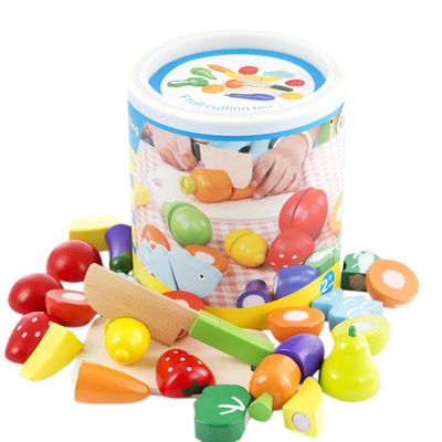 Küche 5.9in hölzerne Frucht und Veg spielt magnetischen Frucht-Ausschnitt