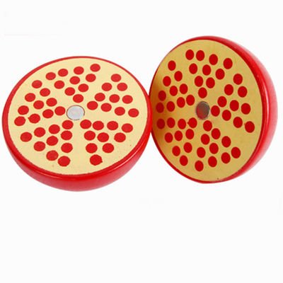 Magnetischer 10.5cm hölzerner Frucht-Ausschnitt stellte hölzernes Obstkorb-Spielzeug ein