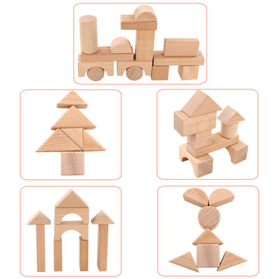 Großes riesiges hölzernes 22PCS Baustein klassisches Schloss 17.5cm