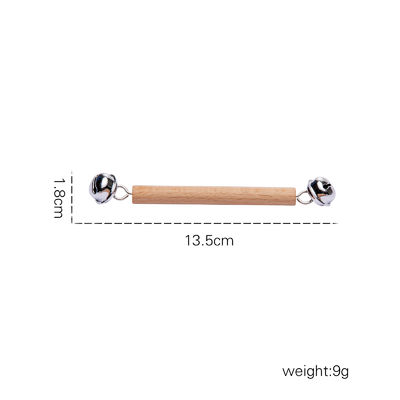 Grafik rattert 7Pc hölzernes Teether für Baby-hölzernen Beißring