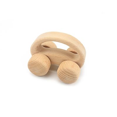 Handbell 6 bewegen hölzernes sicheres Tambor Buchenholz Teethers Teether Schritt für Schritt fort