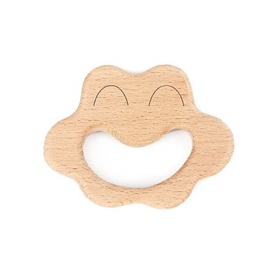 Handbell 6 bewegen hölzernes sicheres Tambor Buchenholz Teethers Teether Schritt für Schritt fort