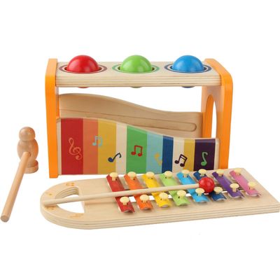 8 Anmerkungs-Klavier-Kinderhölzerne Xylophon-Instrument-pädagogische Spielwaren