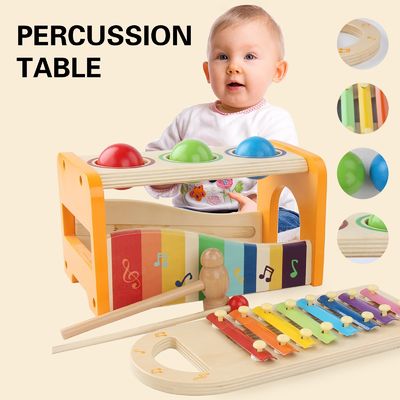 8 Anmerkungs-Klavier-Kinderhölzerne Xylophon-Instrument-pädagogische Spielwaren