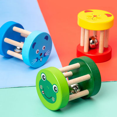Hölzernes musikalisches Spielwaren-Baby-hölzerner Instrument-Satz Montessori-Geklapper-1.9in