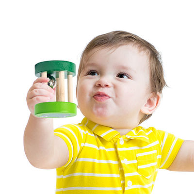 Hölzernes musikalisches Spielwaren-Baby-hölzerner Instrument-Satz Montessori-Geklapper-1.9in