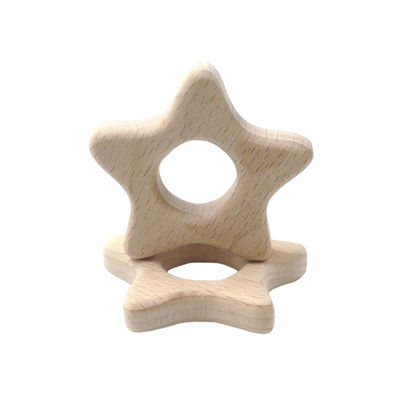 Buche 2cm hölzerner zahnender Toy Rabbit 4cm personifizierte hölzernes Teether