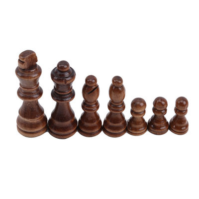 Weinlese-stellte hölzerner Schach-Brett-Kontrolleur der Kind70mm Unterhaltungs-Spiele ein