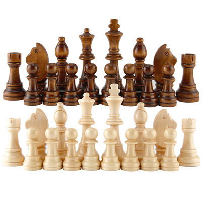Weinlese-stellte hölzerner Schach-Brett-Kontrolleur der Kind70mm Unterhaltungs-Spiele ein