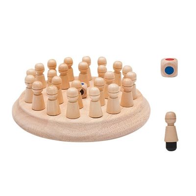 1.6in hölzernes Gedächtnis Matchstick-Schach des Spielwaren-Gedächtnis-Schach-Block-4cm hölzernes