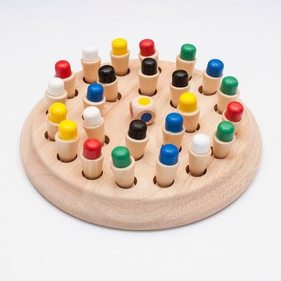 1.6in hölzernes Gedächtnis Matchstick-Schach des Spielwaren-Gedächtnis-Schach-Block-4cm hölzernes