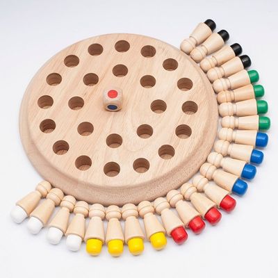 1.6in hölzernes Gedächtnis Matchstick-Schach des Spielwaren-Gedächtnis-Schach-Block-4cm hölzernes