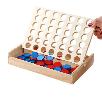 Reihen-pädagogische 4cm hölzerne Schachfiguren stellten Kindergeburtstags-Geschenk ein