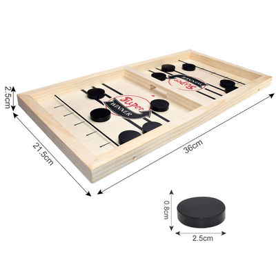 Puck Unisex Wooden Chess Pieces altert hölzernes Hockey des Riemen-4
