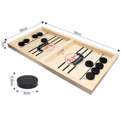 Puck Unisex Wooden Chess Pieces altert hölzernes Hockey des Riemen-4