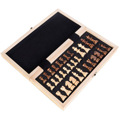 Schach-Brett-hölzernes magnetisches Schachspiel der Kontrolleur-1.97in großes faltendes