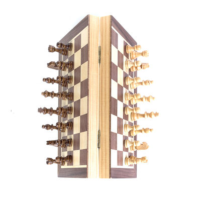 Schach-Brett-hölzernes magnetisches Schachspiel der Kontrolleur-1.97in großes faltendes